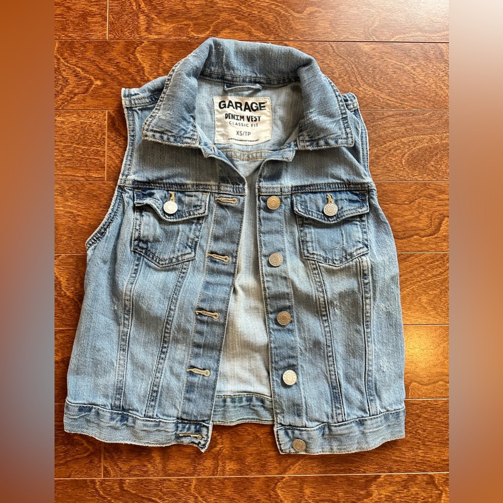 Denim vest